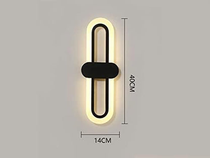 Bedroom Bedside Modern Minimalist Living Room Background Wall Led Three-Color Light-Changing Wall Lamp Simple Aisle Balcony Lamp,LED Chandelier Ceiling