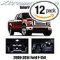 XtremeVision Interior LED for Ford F-150 2009-2014 (12 Pieces) Pure White Interior LED Kit + Installation Tool