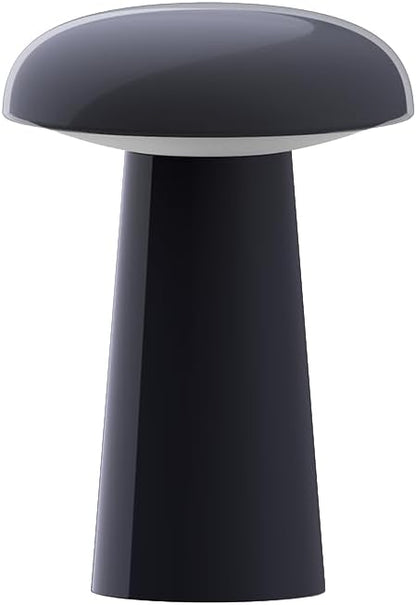 LUMENA Space M1 Portable Table Lamp | Rechargeable LED Bedside Lamp with Detachable Shade, 3 Brightness Levels, 3 Light Modes, 5000mAh Battery, Wireless Mood Light for Room Decor (Dark Blue)