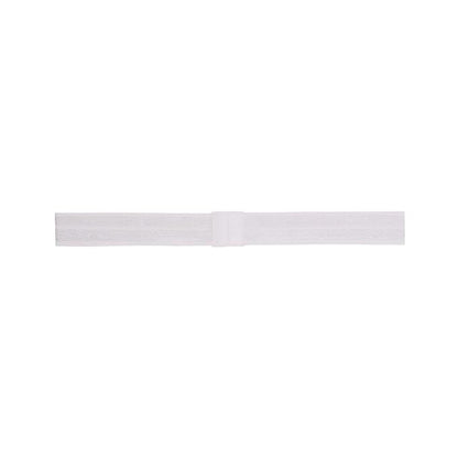 Jomila Pack of 24 Interchangeable Nylon Headbands for Newborn Toddler Baby Girls High Stretchy Add-A-Bow Elastic Head Bands (FOE White 24 pcs)