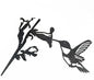 METALBIRD - Hummingbird - Outdoor Tree Ornaments in Corten Steel - Metal Art Proudly Made in The USA