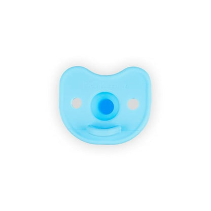 Kids Heroes Baby Pacifiers 0-6 Months, Orthodontic Pacifier Newborn, One-Piece Silicone Pacifier, BPA Free, 2 Pack