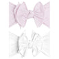 Baby Bling 2PK FAB-BOW-LOUS®: thistle + white shabby dot