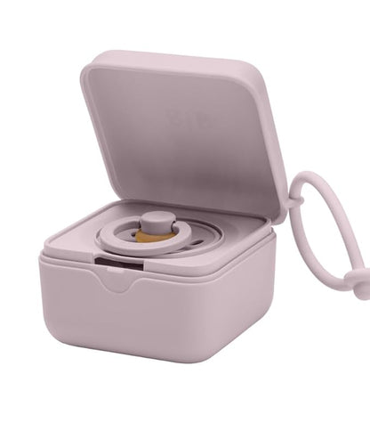BIBS Pacifier Box, Dusky Lilac