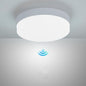 DLLT 24W Motion Sensor LED Ceiling Light, 8.7 Inch Wired Motion Activated Ceiling Light, 5000K Indoor Motion Flush Mount Light Fixture for Porch Walk-in Closet Hallway Pantry Stair, Non-Dimmable