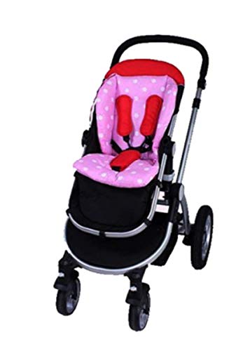 Replacement Parts/Accessories to fit Phil & Teds Stroller and Car Seat Products for Babies, Toddlers, and Children (Pink Polka Dot Cushion)