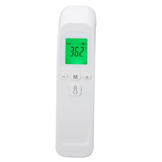 Thermometer for Adults and Baby, Forehead Digital Thermometer, Non Infrared Thermometer, Accurate Reading and High Temperature Alarm, Memory Recall