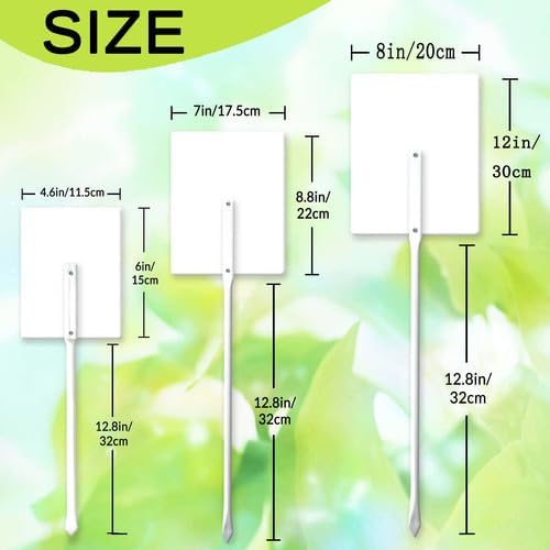 FemiaD Plant Label Signs Planted Herb Garden Markers Waterproof Aluminum Plant Stake Tags Marjoram Sign for Nursery Indoor Outdoor Garden Decoration 8x12inch