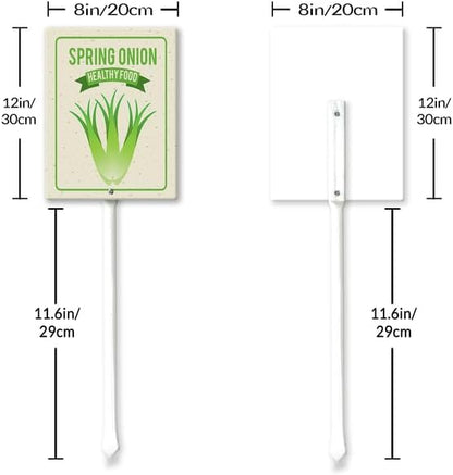 Eveokoki Aluminum Seed & Plant Labels - Plant Markes for Seedlings-Plant Tags for Pots - Garden Signs for Vegetable - Durable Markers for Plants Outdoor Waterproof - Garden Decor for Farmhouse