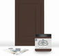 ALL-IN-ONE Paint, Durable cabinet and furniture paint. Built in primer and top coat, no sanding needed. Includes our 30 featured color card - Kisses, 8oz Sample