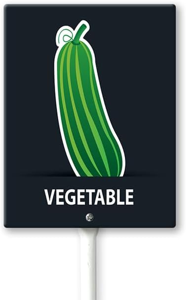 Eveokoki Aluminum Seed & Plant Labels - Plant Markes for Seedlings-Plant Tags for Pots - Garden Signs for Vegetable - Durable Markers for Plants Outdoor Waterproof - Garden Decor for Farmhouse