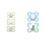 MAM Variety Pack Baby Pacifier, Includes 3 Types of Pacifiers, Nipple Shape Helps Promote Healthy & Original Start Newborn Baby Pacifier, Best Pacifier for Breastfed Babies, Sterilizer Case
