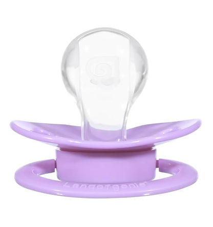 Landofgenie Adult Size Large Shield Pacifiers Bone Shaped Cutie Pacifier Purple