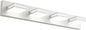 SineRise LED Modern Bathroom Vanity Light Fixtures (4-Light, 30-Inch, Dimmable), Matte White Modern Acrylic Bathroom Wall Lighting Fixtures Over Mirror (Cool White 6000K)