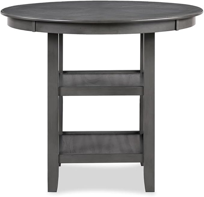 New Classic Furniture Cori 5-Piece Counter Dining Table Set, Gray