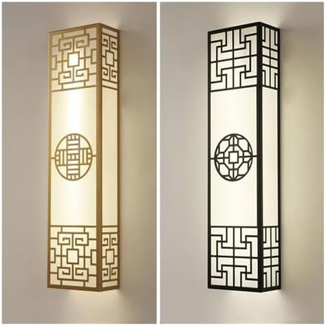 Chinese Zen Wall Lamp - Modern Minimalist Strip Light for Bedroom & Living Room, Elegant Decorative Fixture, Perfect for Calm Atmosphere & Stylish Home Decor