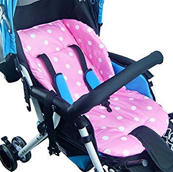 Replacement Parts/Accessories to fit Phil & Teds Stroller and Car Seat Products for Babies, Toddlers, and Children (Pink Polka Dot Cushion)