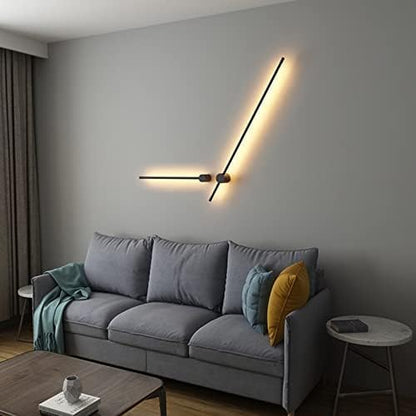 Living Room Minimalist Background Wall Decoration Bedroom Bedside Linear LED Lamp Ceiling Light