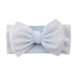 Baby Girl's 7'' Soft Big Bowknot Velvet Headband Toddler Hairband for Photography Travel Party Festivals (White, One Size)