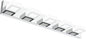 Ralbay Chrome Bathroom Vanity Lighting Fixtures Acrylic Rotable 360° LED Modern Bathroom Vanity Light Over Mirror (6000K White Light)