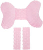 Surakey Adjustable Infants and Baby Neck Head Support, U-Shape Children Travel Pillow Cushion Protective Mats for Car Seat Backrest Dining Chair, Offers Protection Safety for Kids (Pink)