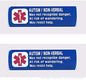 2 Pack Non-Verbal Autism Car Seat Harness - Backpack Strap Medical Alert Cover (Royal Blue)