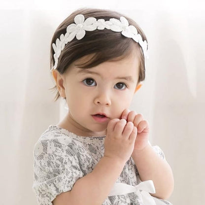 Bethynas Baby Girls Cute Bow-knot Headband Soft Lace Floral Hairbands Newborn Infant Toddlers Kids Hair Accessories (Style 9)