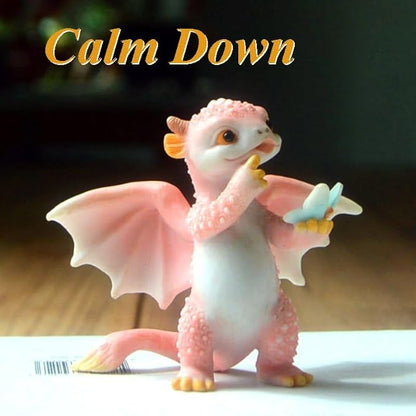 Garden Dragon Figurine- Mother Daughter Dragon