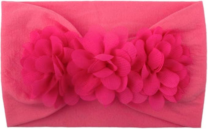 WZT Stretchy Knot Nylon Baby Headbands For Newborn Baby Girls Infant Toddlers Kids Bows Child Hair Accessories