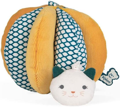 Kaloo - Stimuli - My First Gripping Ball with Vibrating Function - Washable Fabric - 0 Months + - K971601