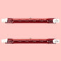 Chicken Coop Heat Lamp Tubes – 2-Pack Replacement Heating Tubes for 250W Chicken Coop Heater, Outdoor Heater Accessories, Heat Lamp Not Included