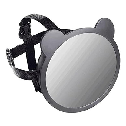 Apramo Baby Rear Facing Mirror with Ears - Black