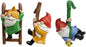 3 PCS Garden Gnomes Decor,Outdoor Garden Gnomes Crafts, Resin Statue,Flower Pot Landscape Dwarf for Home,Office and Chrismas.