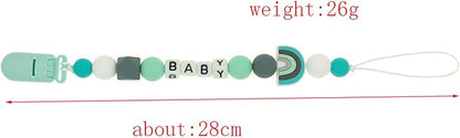 Custom Pacifier Clip with Customized Name Customized Stroller Clip Holder with Name Personalized Pacifier Holder