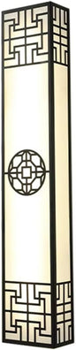 Chinese Style Bedroom Wall Lamp Strip Shaped Zen Background Wall Bedside Lamp Living Room,Ideal for Bedroom