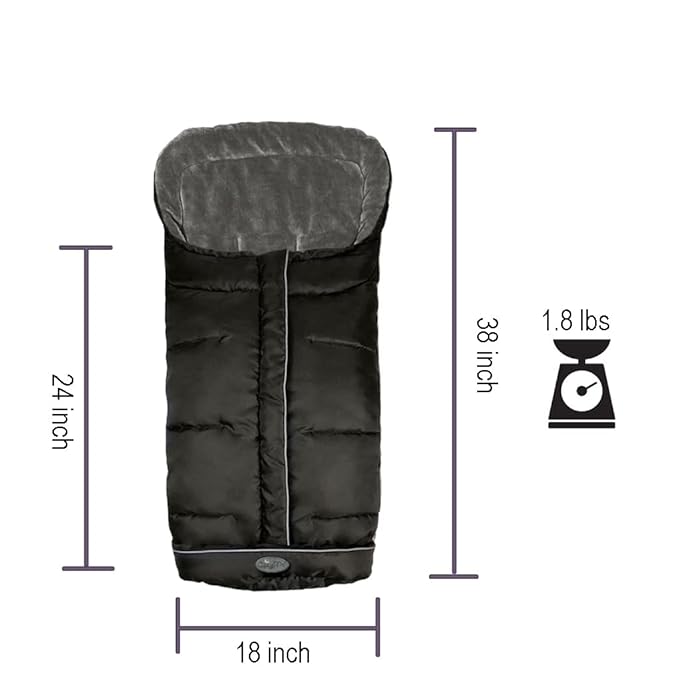 CozyMe Stroller Footmuff for Toddler, Stroller Blanket Evelution, Winter Baby Universal Stroller Bunting Bag, Warm Bunting Bag, Bottom Opens for Multi-Use,6-36M