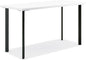 HON Coze Home Office Desks, Sturdy Table Computer Desk, 48", White Top, Black Base