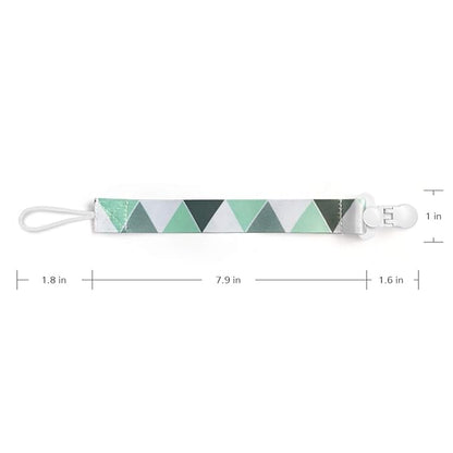 Pacifier Teether Clips for Boys and Girls, Pacifier Holder Clip Fit All Pacifier and Teething Toys, 4 Pack