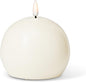 Abbott Collection Wax LED Flameless Ball Candle - Sand (4" D)