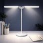G Keni LED Desk Lamp with 180° Foldable Shade, 2400 Lux Bright Adjustable Desk Lamp, 360° Gooseneck, 5 Color Modes Stepless Dimming, Auto Off Timer, Modern Office Desk Lamp for Home Study Workbench