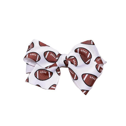 Turban Headband with Football Bows and Hair Band for Baby Girls BBG19 (B3)