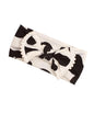 BBTDIN Cow Stria Headband Bow Baby Girl Cow Stria Hair Clip Bows Cow Stria HeadWear BBG37 (A3)