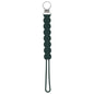 Three Little Tots All Silicone Modern, Short and Safety Tested Pacifier Clip (Hunter Green, Waverly)