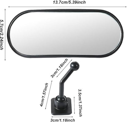 Car Mirror Baby, Rear View Mirror 360° Adjustable, Adhesive Mount Infant Safety, Wide-Angle Shatterproof Backseat Monitor For Kids, Windshield And Dashboard Use