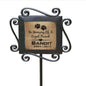 GiftsForYouNow Personalized Loyal Friend Pet Memorial Wrought Iron Garden Stake, 28 x 8.5 Inches