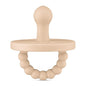 Ryan & Rose Cutie PAT Pacifier Teether (Bulb, Tan)