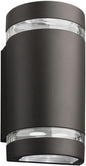 Lithonia Lighting OLLWU P1 40K DDB M6 LED Outdoor Cylinder Up and Down Light, MVOLT 4000K, 9W, Dark Bronze, Downlight