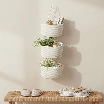 Over the Door Hanging Basket, Decorative Hanging Basket Storage, Organizing