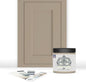 ALL-IN-ONE Paint, Durable cabinet and furniture paint. Built in primer and top coat, no sanding needed. Includes our 30 featured color card - Tapestry (khaki brown), 8oz Sample