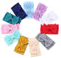 Toptim Headbands Solid Bows for Baby Girls' Comfortable Headwraps for Newborn Infant Toddler Kids 11-Pack
